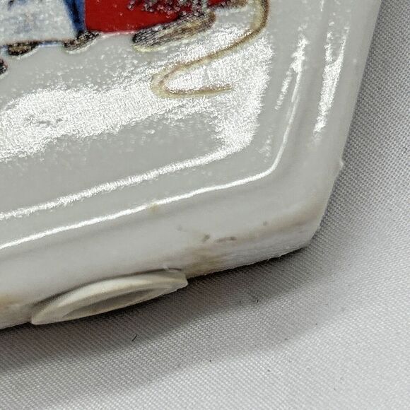 Vintage Christmas Memories Porcelain Pomander Ornament 3 Mice Caroling‎ - 1980s - Picture 3 of 7